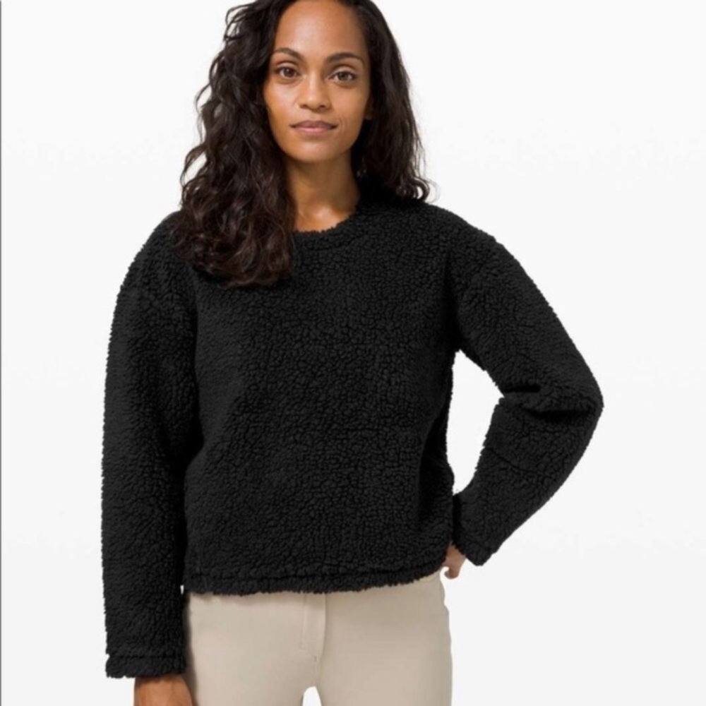 Lululemon Wool Whenever Crew Black #8